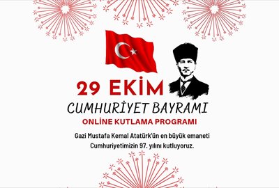 29 Ekim Cumhuriyet Bayramı Online Kutlama Programı